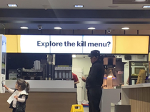 Lag in these screens at McDonalds caused it to say something concerning