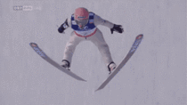 Landing a ski jump like a boss