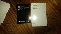 Last nights winning hand of Cards Against Humanity x-post from rcardsagainsthumanity