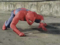 Leaked footage of the fight scene between spiderman and antman