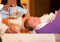 Leaked image from new Crystal Pepsi commercial
