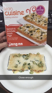 Lean Cuisine Spinach amp Artichoke Snack Pizza