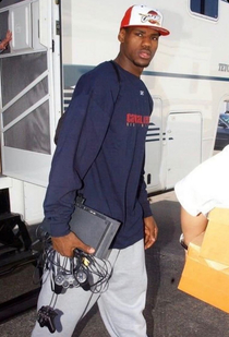 LeBron James In  Traveling With His PS