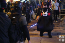 Legendary battle between kumamon and hk police