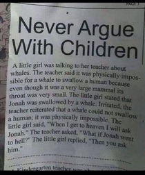 Lesson learned