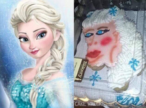 Let it go let it go this cake is horrifying