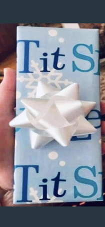 Let It Snow wrapping paper