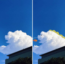 Let your imagination flow and add your own doodle to the cloud