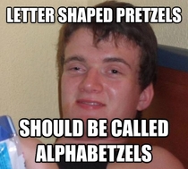 Letter shaped Pretzels