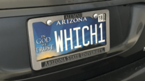 License plate asking the real question