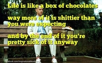 Life is like a box of chocolates