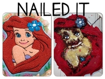 Little mermaid cake