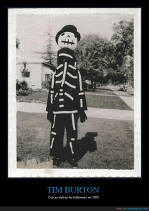 Little Tim Burton in Halloween 