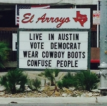 Live in Austin confuse people