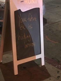 Local bar knows how to get your attention