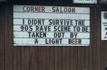 Local bar telling it like it is