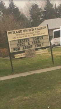Local church gets its answer