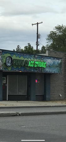 Local glass shop trying some new marketing