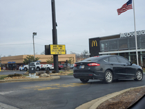 Local McDonalds taking advantage of the baby Yoda craze