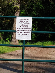 Local Ranch Warns To-Be Trespassers