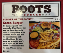 Local Restaurants burger of the month