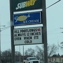 Local Subway being edgy