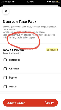 Local taco restaurants description of a family taco mealthey really thought of everything