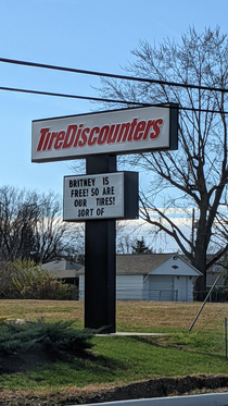 Local Tire Discounters advertising a sale