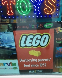 Local toy store calling it like it is
