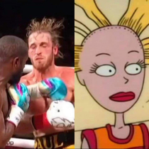 Logan during the fight be looking like Cynthia lol