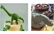 Long Neck Dino Cake