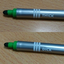 Look I know its childish but my pen has thick dick written on it