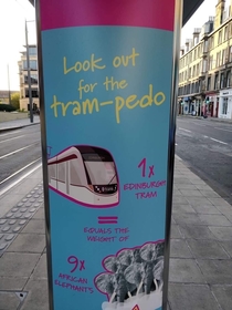 Look out for the tram pedo