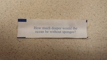Looks like Jaden Smith is writing fortune cookies now
