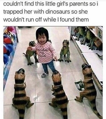 Looks like she loves dinosaurs