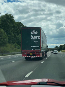 Looks like Sideshow Bob is looking into a new career as a haulier