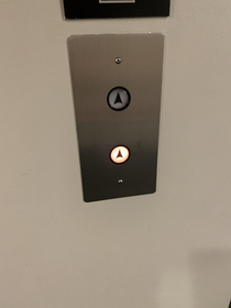 Looks like somebody skipped a class in elevator repair school