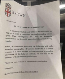 Looks like students at Brown arent studying that hard