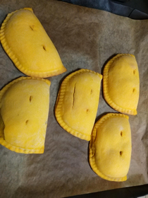 Looks like the Jamaican Patty in the middle got a little too baked