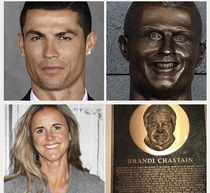 Looks Like the Statue of Ronaldo Found a Sister