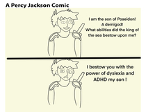 Low effort Percy Jackson Comic