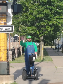 Luigi on his way to fuck your bitch