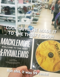 Macklemore found in a thrift shop near Seattle