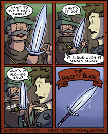 Magic Sword Swords Comic
