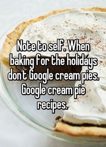 making cream pie