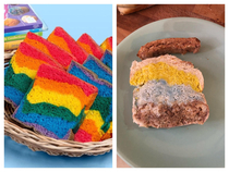 Making rainbow bread expectation vs reality