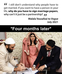 Malala is married