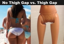 Males opinion on thigh gap