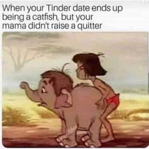 Mama Didnt Raise A Quitter