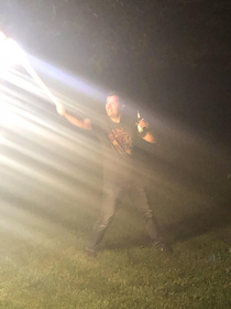 Man gets drunk enough to fight God